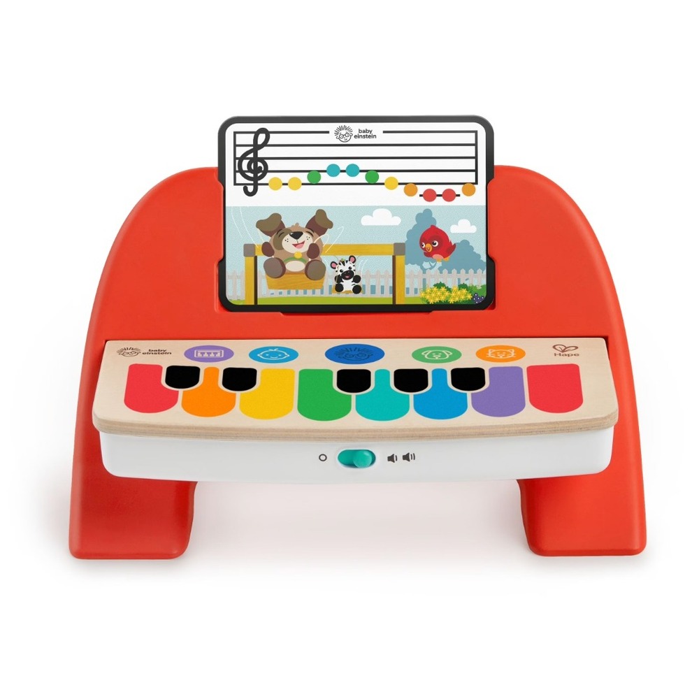 Baby Einstein Cal's First Melodies Piano Unisex 6-36M Red Wood Magic Touch NWT